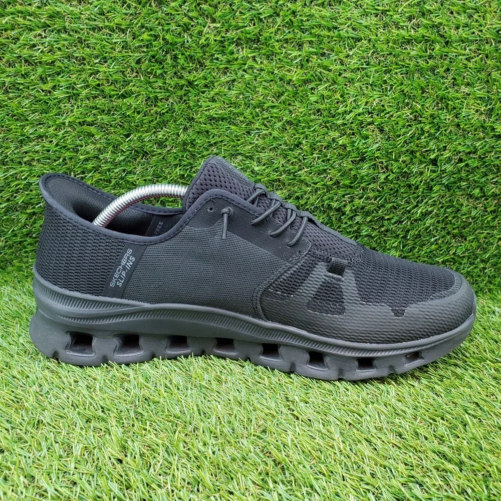 Skechers Glide-Step Pro SR SIZE 10.5 Men's Slip Resistant Work Shoes Black